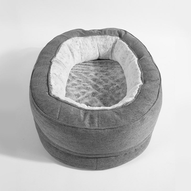 All-Season Comfort Oval Dog Bed