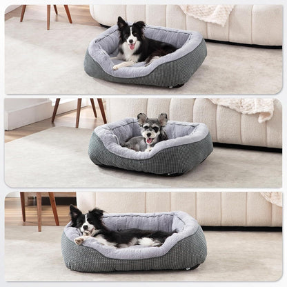 Plush Faux Fur Dog Crate Bed – Soft & Calming