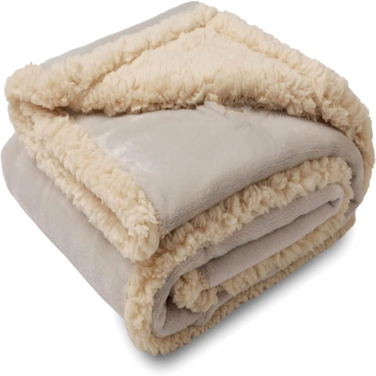 Ultra-Soft Flannel Sherpa Dog Blanket