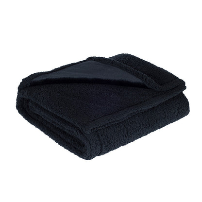 Ultra-Soft Flannel Sherpa Dog Blanket