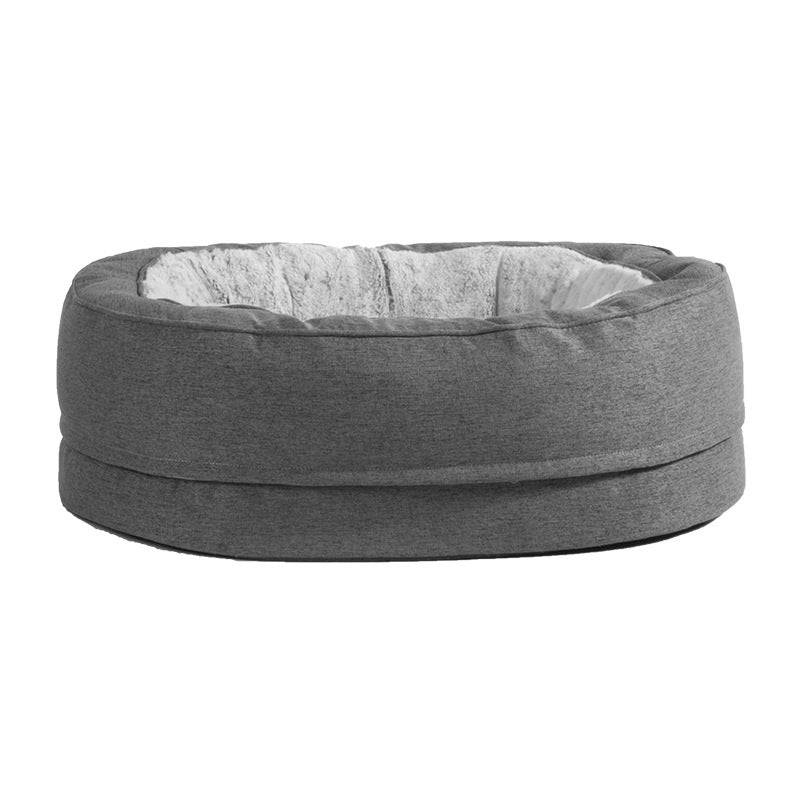 All-Season Comfort Oval Dog Bed